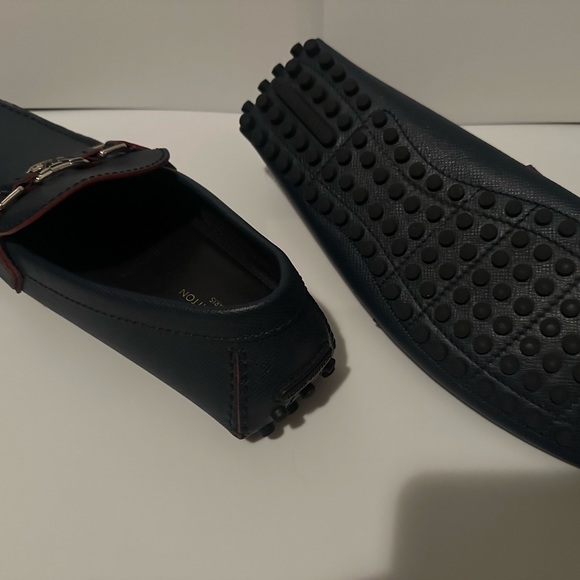 Louis Vuitton Men\'s Blue Loafers